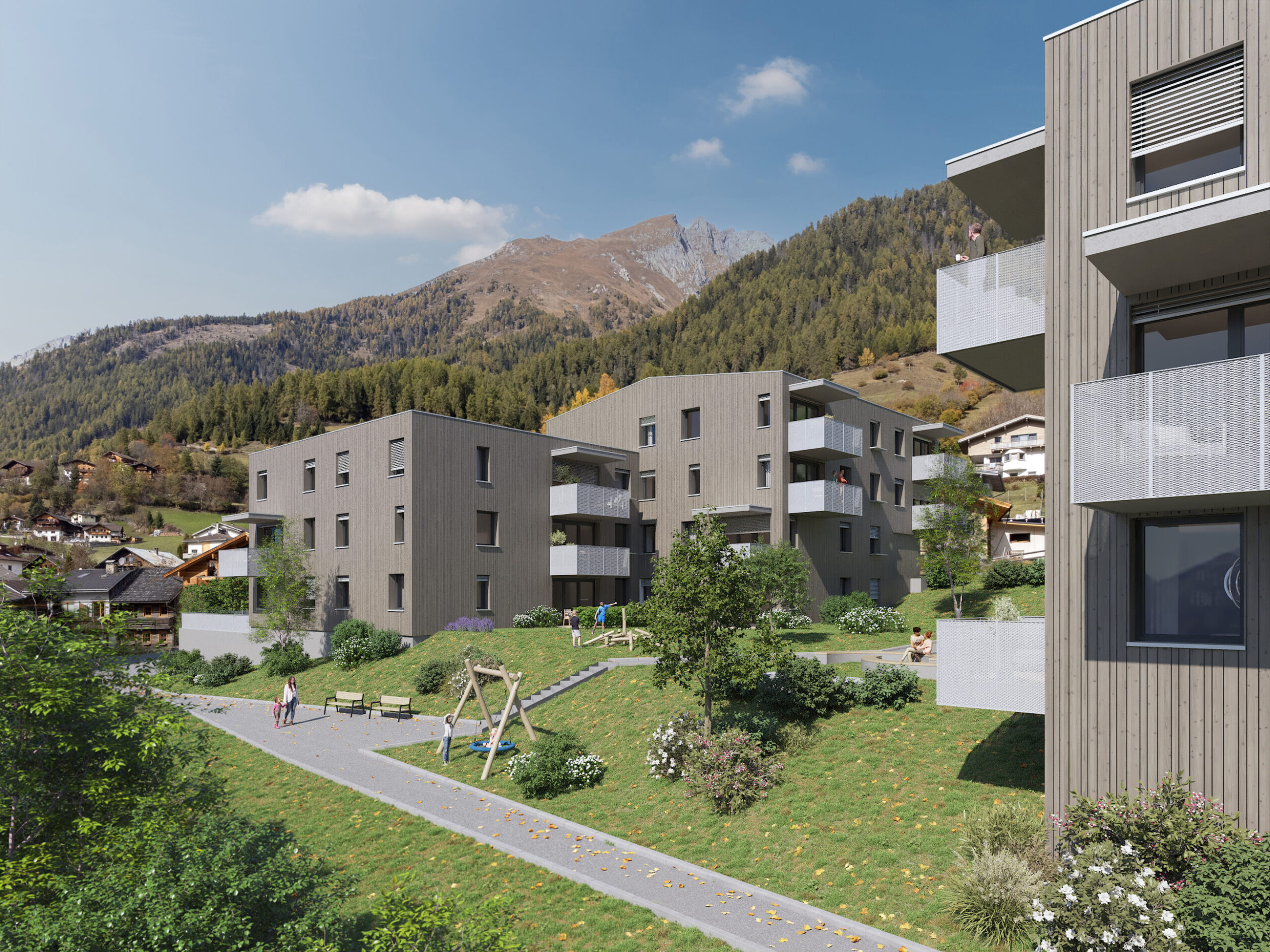 Virgen Klosterwiese_Visualisierung Westseite